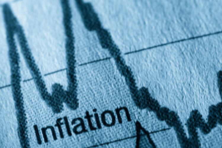 Inflacja, wykres prezentujący inflację